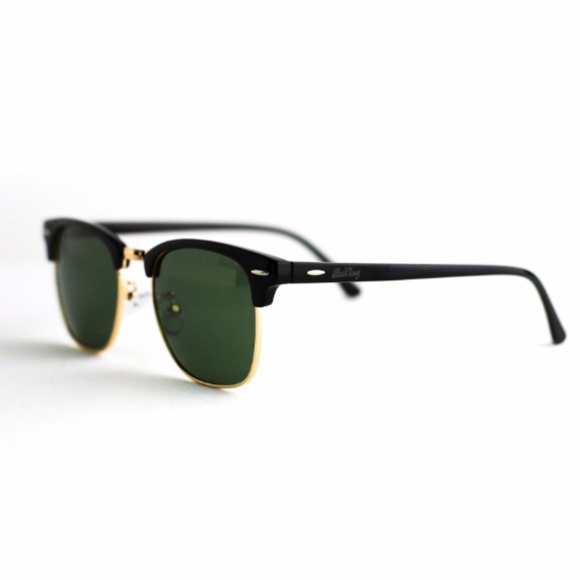 🔥ON SALE🔥Semi Rimless Clubmaster Sunglasses ⚡️😎 - Picture 2 of 8